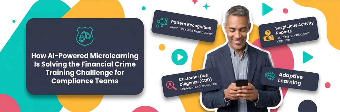 How AI-Powered Microlearning Is Solving the Financial Crime Training Challenge for Compliance Teams