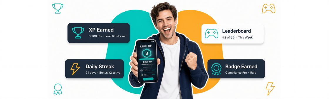 Gamified Learning: How Game Mechanics Make Employee Training Stick