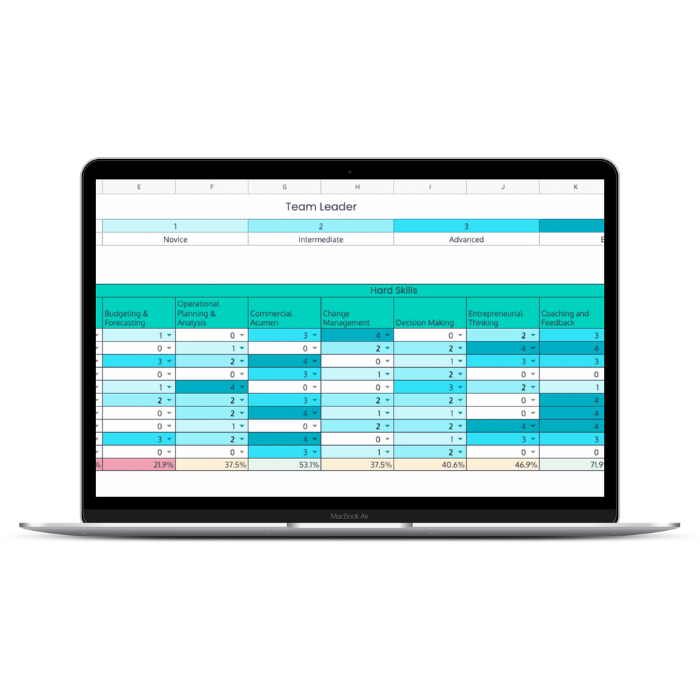 Engineering Skills Matrix Template