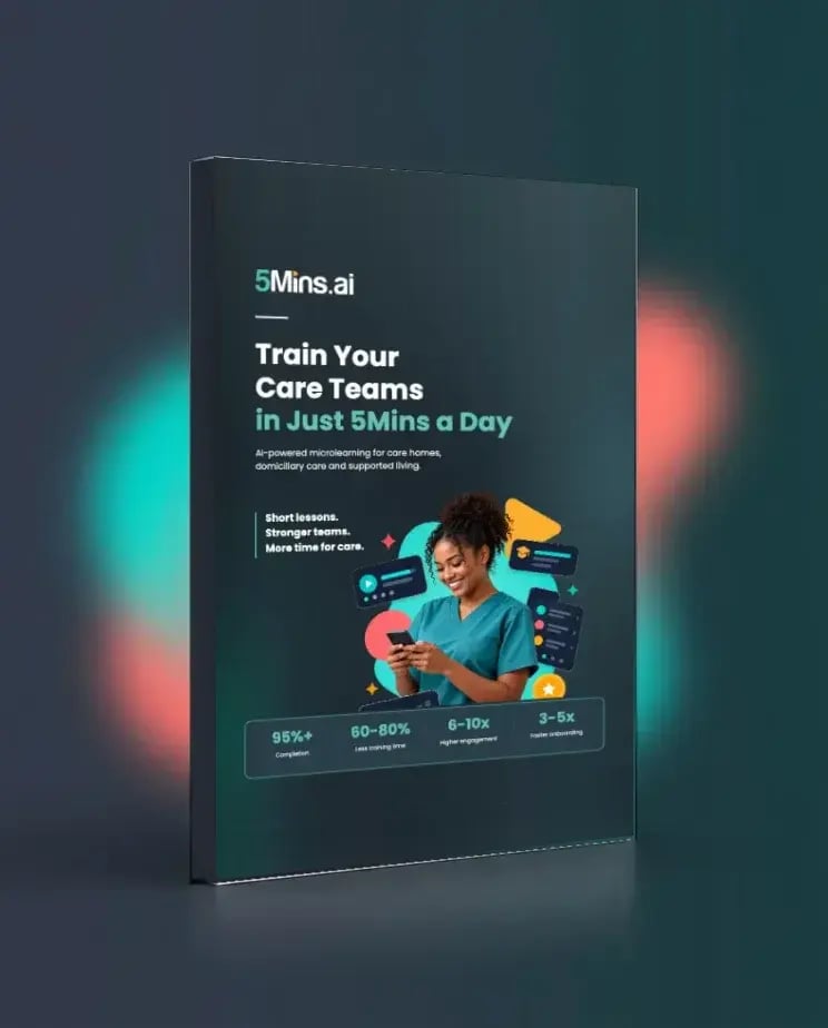 Care Training Catalogue cover