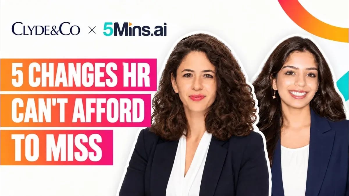 5 Changes HR Can't Afford to Miss webinar with Shadia El Dardiry of Clyde & Co